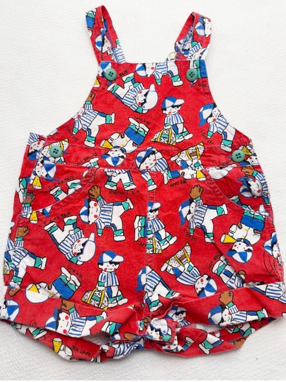 Jet Set Babies AOP Kids Overalls Romper